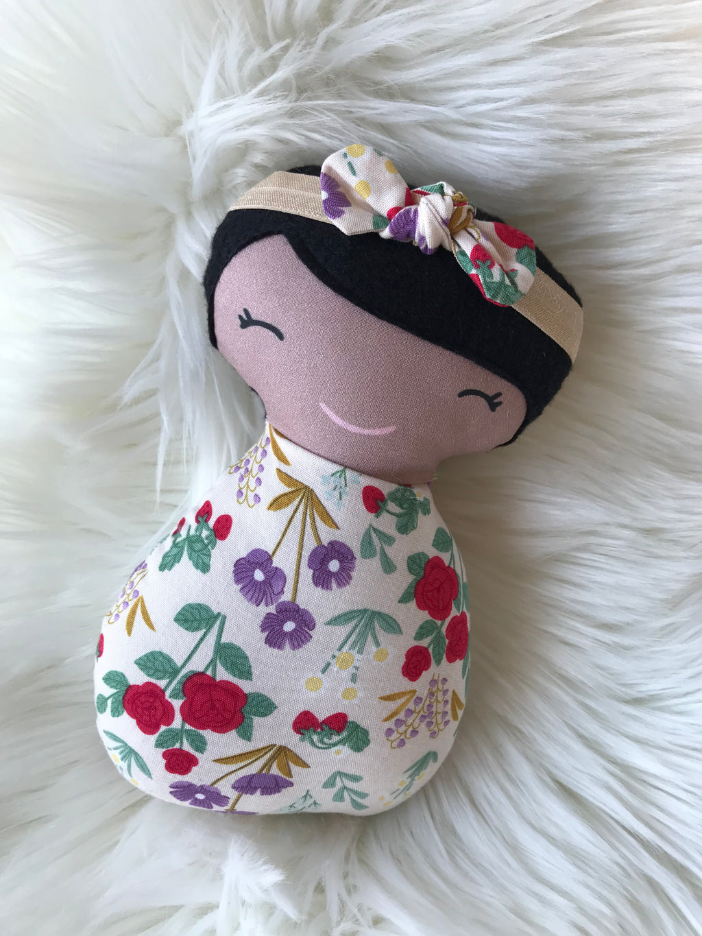 Strawberry Floral Doll