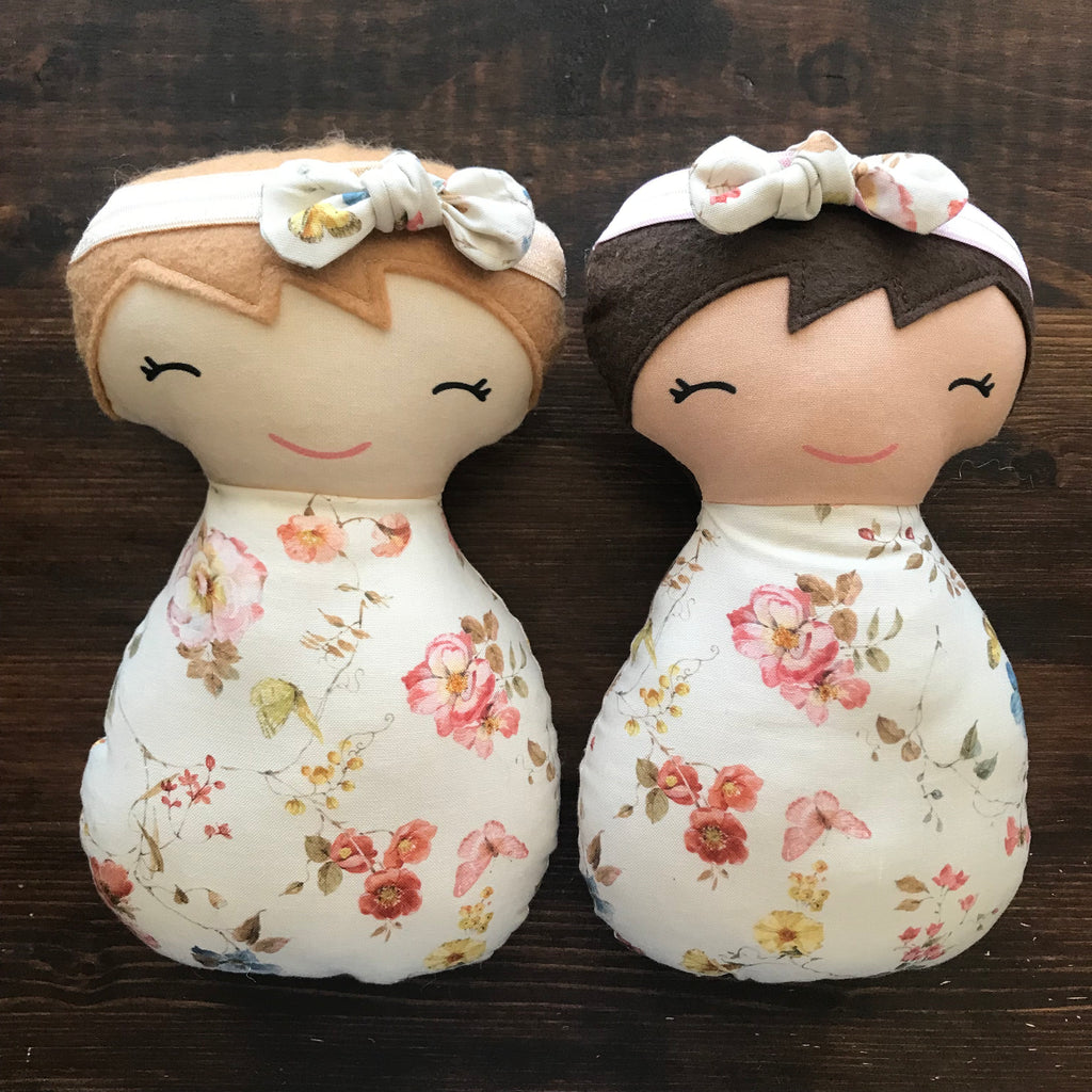 Vintage Floral Doll